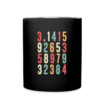 Nombres Pi 3.14 Pi Day Professeur de sciences Drôle de maths - Mug uni - noir - Devant