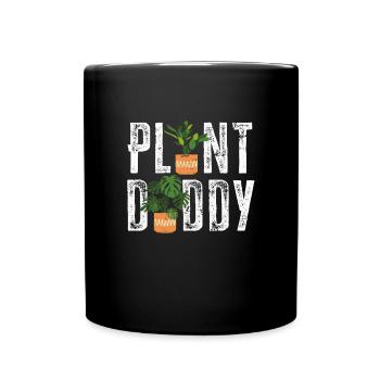 Funny Plant Lover Dad - Plant Daddy Gardener - Full Colour Mug - black - Front