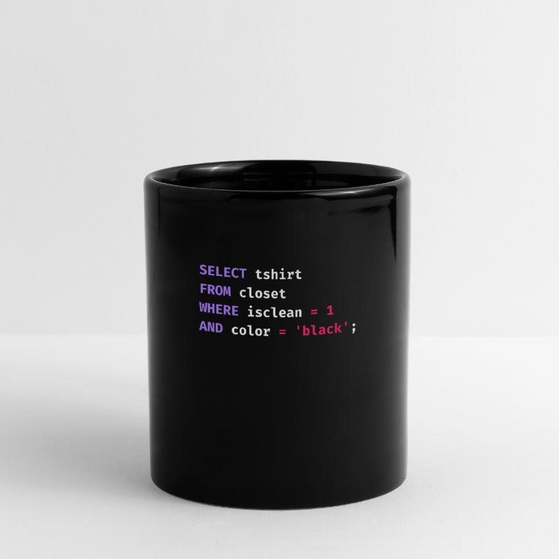 Programmer Database Science Software Coder Funny Full Colour Mug