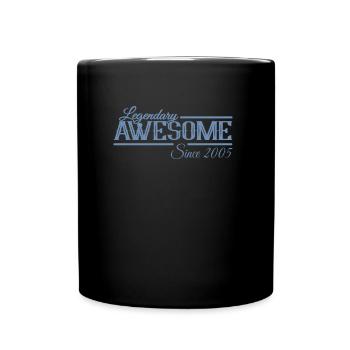 Légendaire Génial Millésime 2005 - Mug uni - noir - Devant