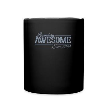 Légendaire Génial Millésime 2005 - Mug uni - noir - Devant