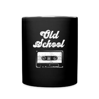 Old School Cassette Tape Classic Vintage Hip Hop - Mug uni - noir - Devant