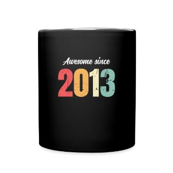 Génial depuis 2013 anniversaire Vintage Legends 2013 - Mug uni - noir - Devant