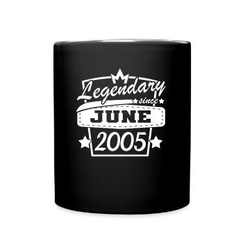 june 2005 - Tasse einfarbig - Schwarz - Vorne