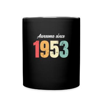 Génial depuis 1953 anniversaire Vintage Legends 1953 - Mug uni - noir - Devant