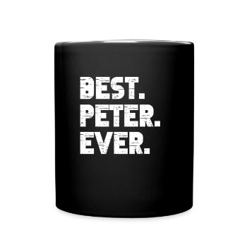 Best Peter Ever Popular Birth Names Peter Costume - Full Colour Mug - black - Front