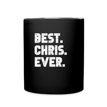 Beste Chris aller Zeiten Beliebte Geburtsnamen Chris Kostüm - Tasse einfarbig - Schwarz - Vorne