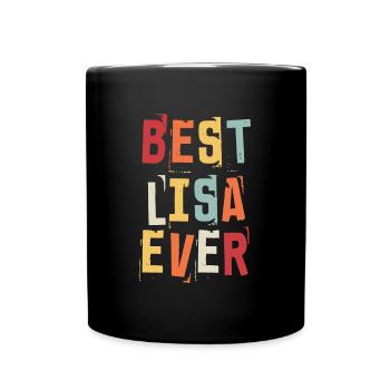 Meilleur Lisa Jamais Noms de naissance populaires Lisa Costume - Mug uni - noir - Devant