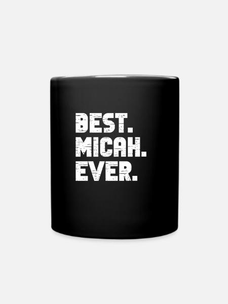 Beste Micah aller Zeiten Beliebte Geburtsnamen Micah Kostüm - Tasse einfarbig - Schwarz
