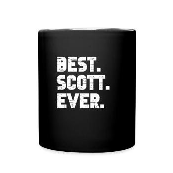 Beste Scott aller Zeiten Beliebte Geburtsnamen Scott Kostüm - Tasse einfarbig - Schwarz - Vorne