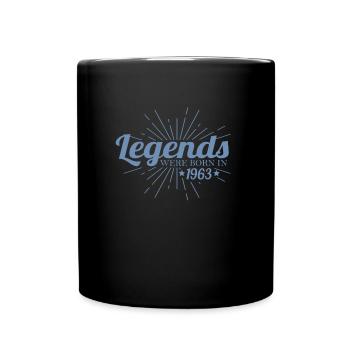 Millésime 1963 Anniversaire Légende Dictons Rétro - Mug uni - noir - Devant