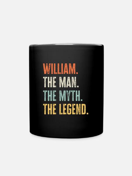 William, légende du mythe de l’homme, drôle de meilleur nom William - Mug uni - noir