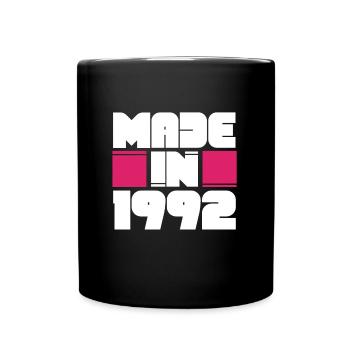 Fabriqué en 1992 Awesome Retro Birthday Vintage Born - Mug uni - noir - Devant