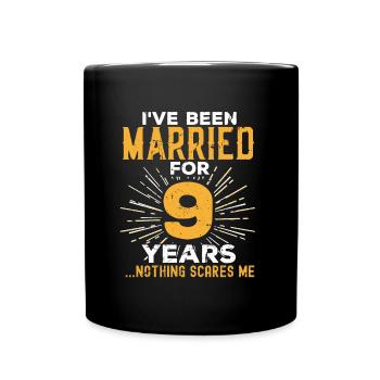 9ème anniversaire de mariage Drôle de couple Cadeau de mariage - Mug uni - noir - Devant