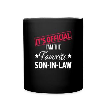 Officiel Je suis le gendre préféré Famille drôle - Mug uni - noir - Devant