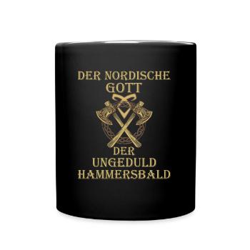 Vikings Hammersbald Mythologie nordique Impatience - Mug uni - noir - Devant