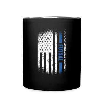 Sport Us Flag Futsal - Full Colour Mug - black - Front