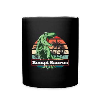 Bompi Saurus Belgien Opa flämisch Vater Flandern - Tasse einfarbig - Schwarz - Vorne