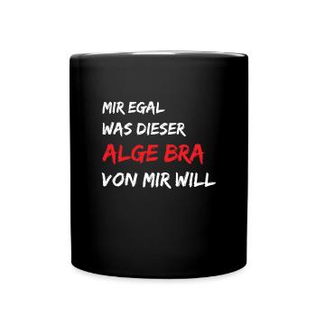 Schüler Algebra Mathematik - Tasse einfarbig - Schwarz - Vorne