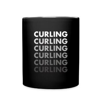 Sport Curling - Full Colour Mug - black - Front