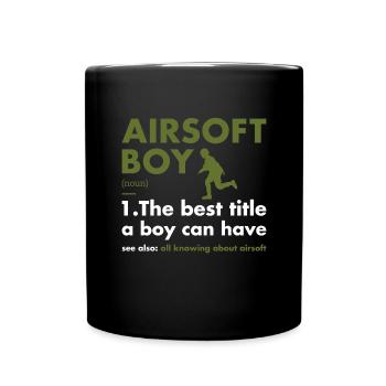 Sport Boy Definition Airsoft - Full Colour Mug - black - Front