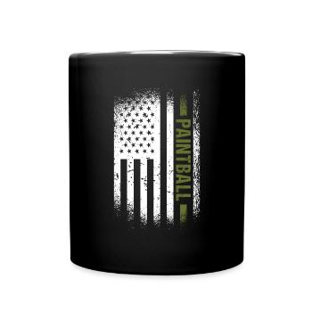 Sport Us Flag Paintball - Mug uni - noir - Devant
