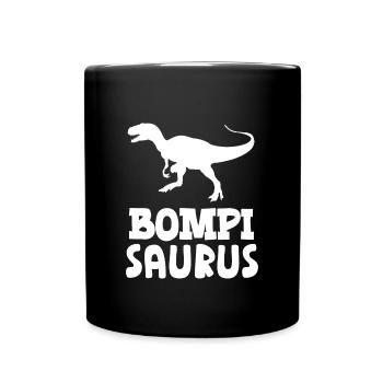 Bompi Saurus Belgien Opa flämisch Vater Flandern - Tasse einfarbig - Schwarz - Vorne