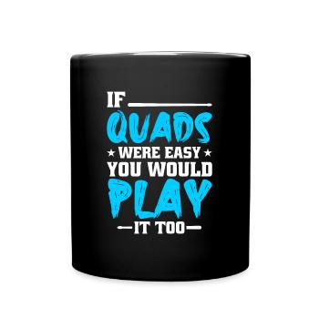 Tenor Drum Practice Pad Tenor Drum Set Marching - Mug uni - noir - Devant