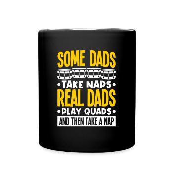 Fanfare Ténor Tambour Papa Percussion Père - Mug uni - noir - Devant