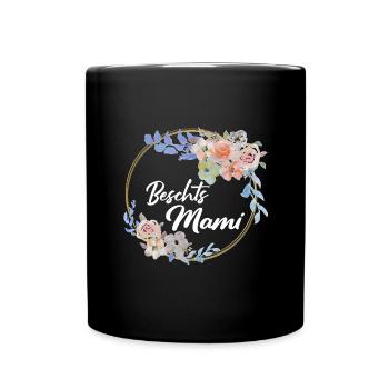Beschts Mami bestes Mami Schweiz Schweizer - Tasse einfarbig - Schwarz - Vorne