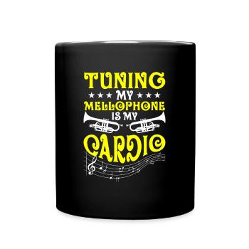 Mellophonist Marching Band Lover Mellophone Player - Full Colour Mug - black - Front