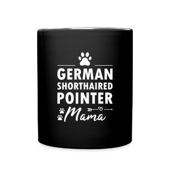 Pointer allemand à poil court Mama - Mug uni - noir - Devant
