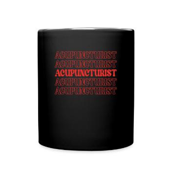 Acupuncteur MTC Médecine Traditionnelle Chinoise - Mug uni - noir - Devant