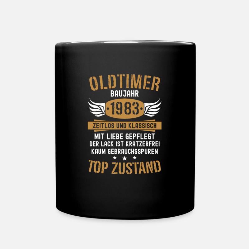 41. Geburtstag Mann Frau Geburtstagsgeschenk 1983 - Tasse einfarbig - Schwarz