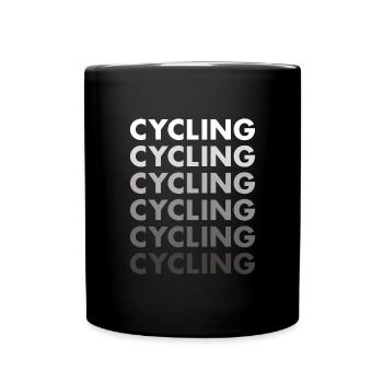 Sport Cycling - Tasse einfarbig - Schwarz - Vorne