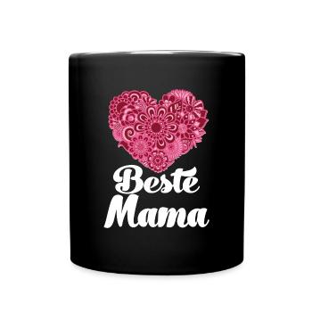 Beste Mami Schweiz beste Mama Muttertag - Tasse einfarbig - Schwarz - Vorne