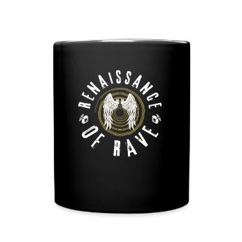 Renaissance of Rave Techno Party Design - Tasse einfarbig - Schwarz - Vorne