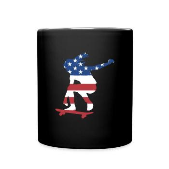 Sport Us Flag Skateboard - Mug uni - noir - Devant