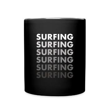 Sport Surfing - Tasse einfarbig - Schwarz - Vorne