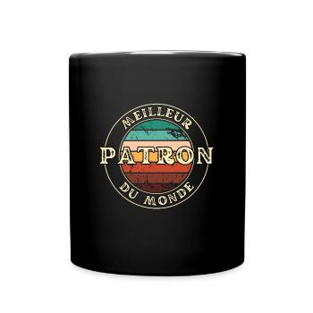 Meilleur Patron Homme Humour Chef D’entreprise - Mug uni - noir - Devant
