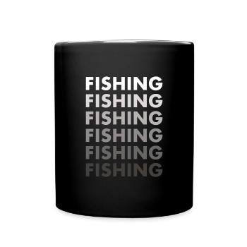 Pêche au pêcheur - Mug uni - noir - Devant