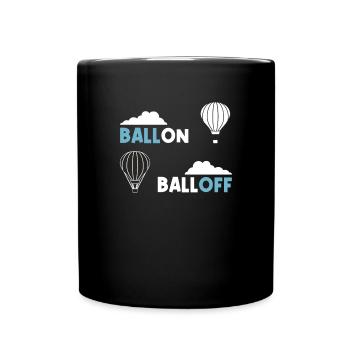 Ballon Balloff - Tasse einfarbig - Schwarz - Vorne