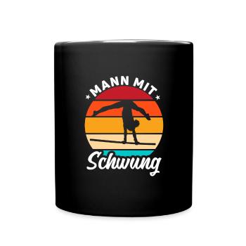 Turnen Geräteturnen Kunstturner - Tasse einfarbig - Schwarz - Vorne