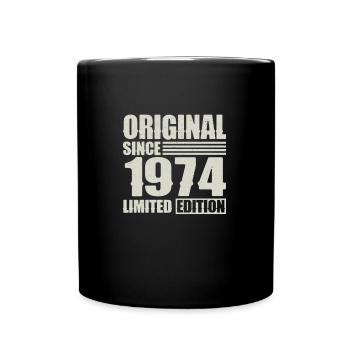 Original depuis 1974 Anniversaire 50 ans - Mug uni - noir - Devant