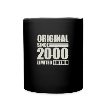 Original since 2000 Geburtstag 24 Jahre - Tasse einfarbig - Schwarz - Vorne
