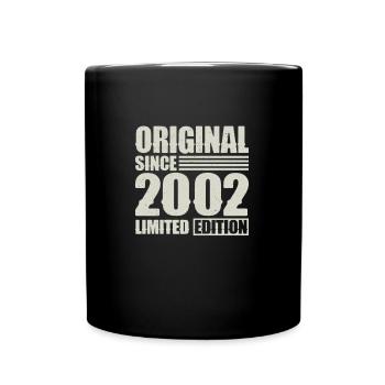 Original depuis 2002 Anniversaire 22 ans - Mug uni - noir - Devant
