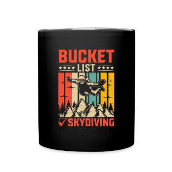 Parachutisme Parachutisme Parachutiste - Mug uni - noir - Devant