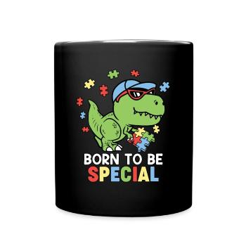 Autism Autistic - Full Colour Mug - black - Front