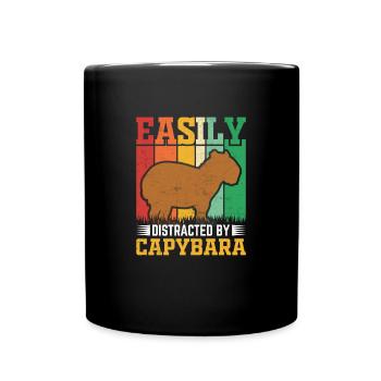 Capybara - Full Colour Mug - black - Front