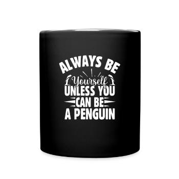 Penguin - Full Colour Mug - black - Front